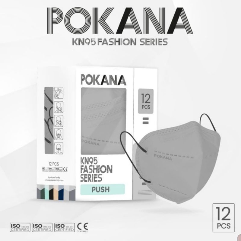 MASKER POKANA KN95 6PLY FASHION SERIES - DEWASA