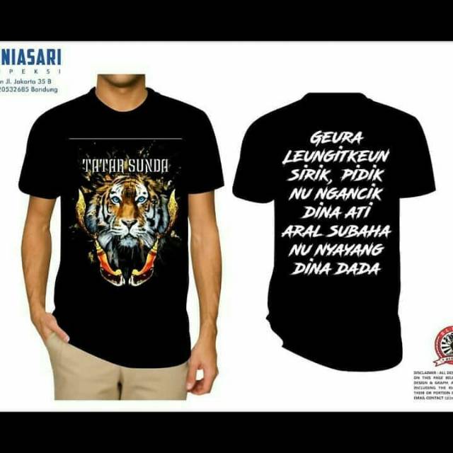 Kaos MACAN TATAR SUNDA KUJANG SILIWANGI