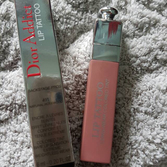 Dior lip tattoo shade 491 Natural Rosewood