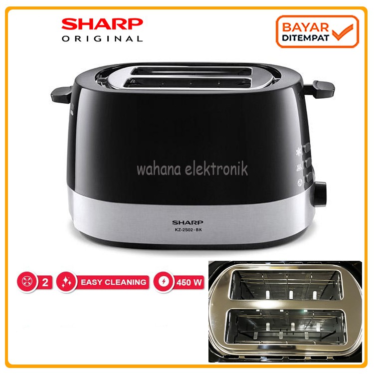 TOASTER SHARP KZ-2S02 SANDWICH TOASTER POP UP - KADO PERNIKAHAN