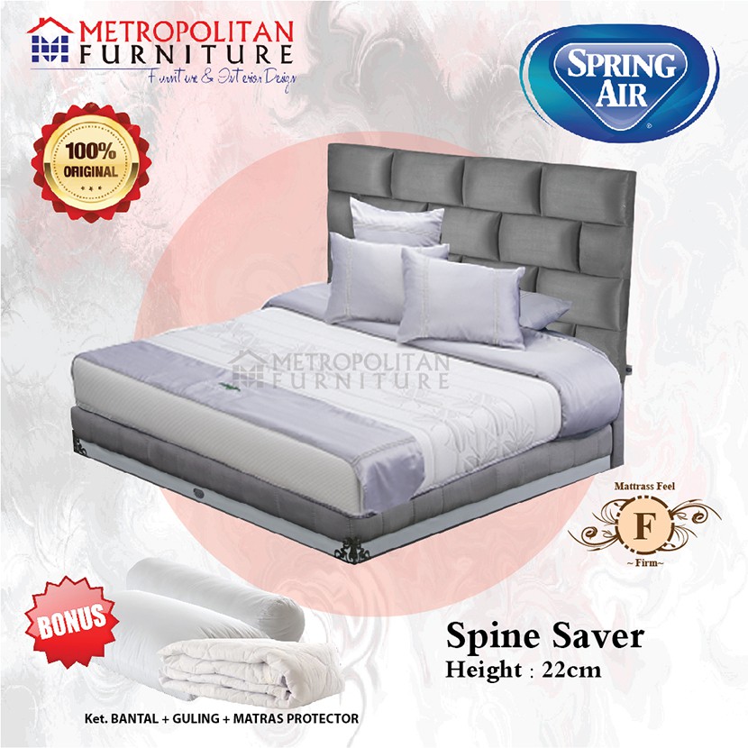 Kasur Springbed Spring Air Spine Saver FULL SET Spring bed matras