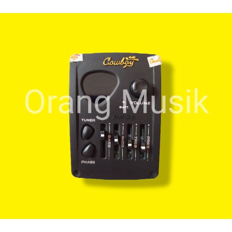 AW 35 - Equalizer Cowboy AW-35 Original - Preamp Cowboy AW35 - EQ Cowboy AW-35 Import