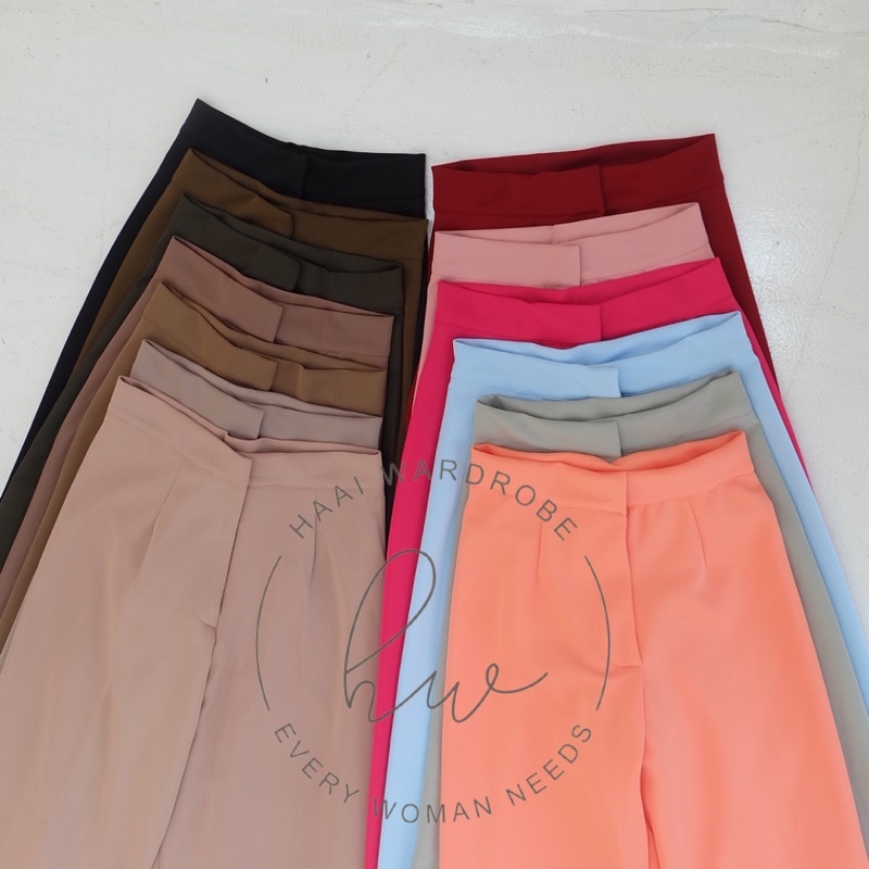 celana Long Cullote Pants  -  Celana Panjang Wanita Celana Wanita Celana Kulot Panjang /celana kulot termurah