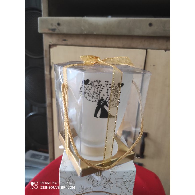 Souvenir gelas piala doff kemas mika polos