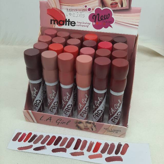 LIP GLOSS NEW MATTE WATERPROOF NO:L8065 PER.24 PIC