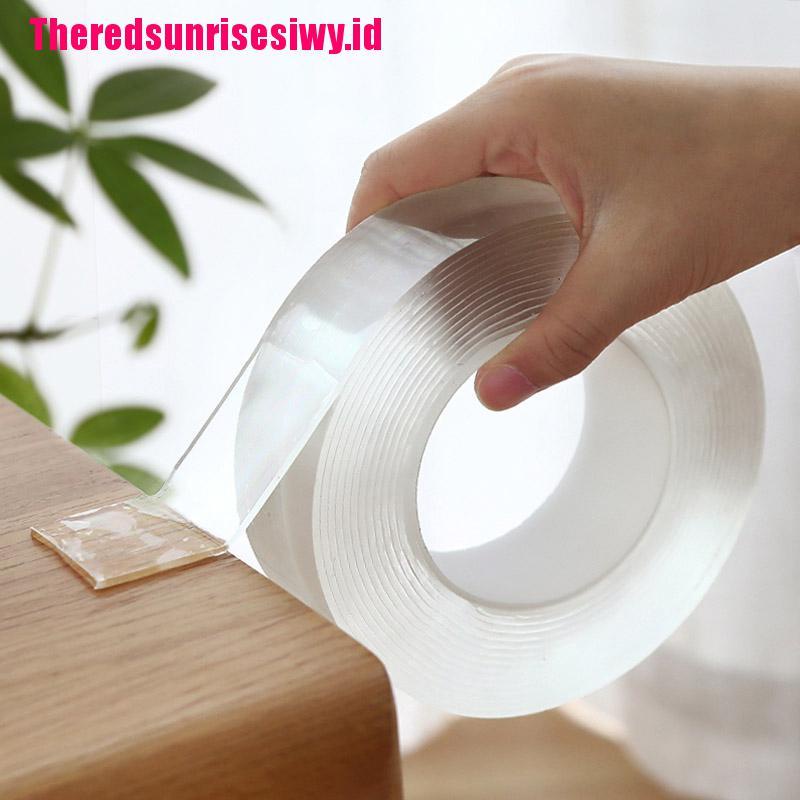 Double Sided Tape Perekat Transparan Dapat Dicuci Ulang