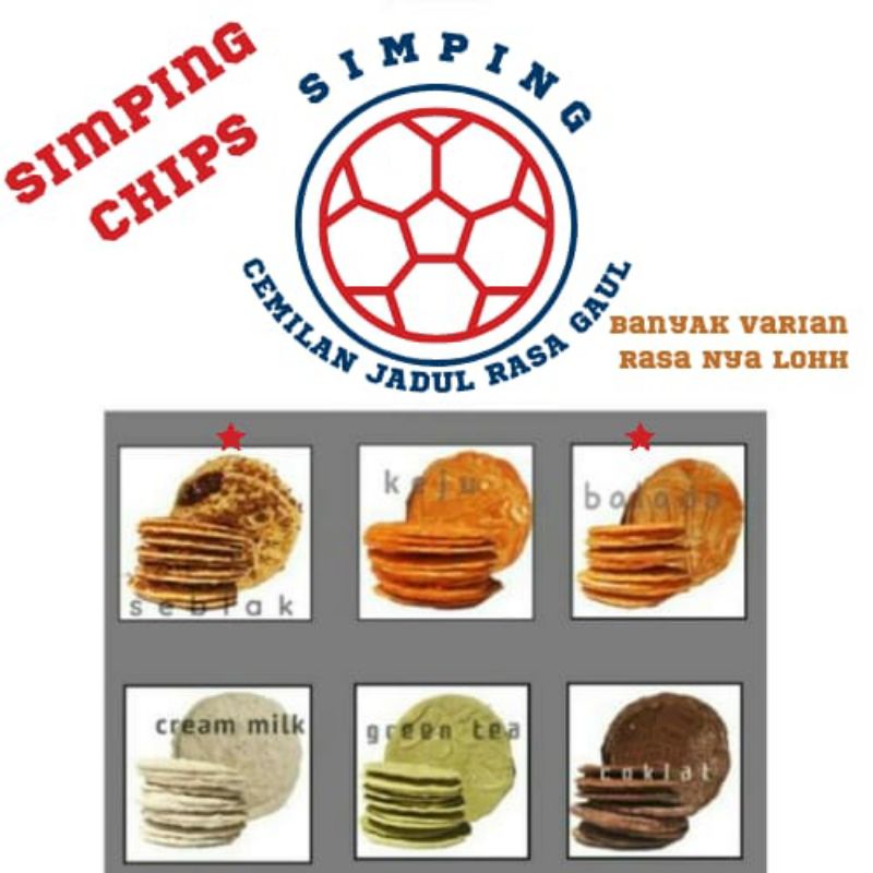 

Simping Chips Bervarian Rasa Enak Dan Gurih Makanan Ringan