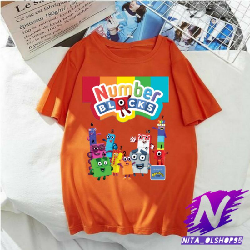 number blocks baju anak number blocks kartun anak