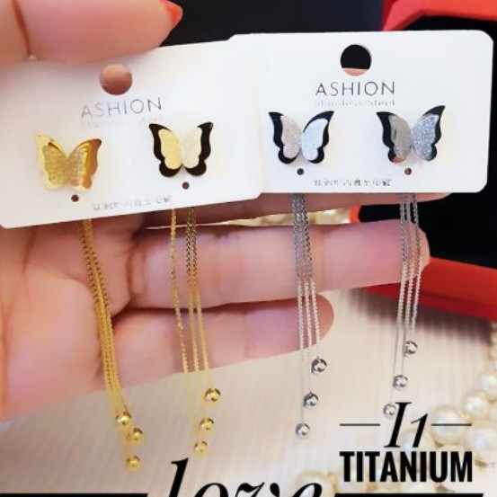 Titanium Anting wanita terlaris 1133f