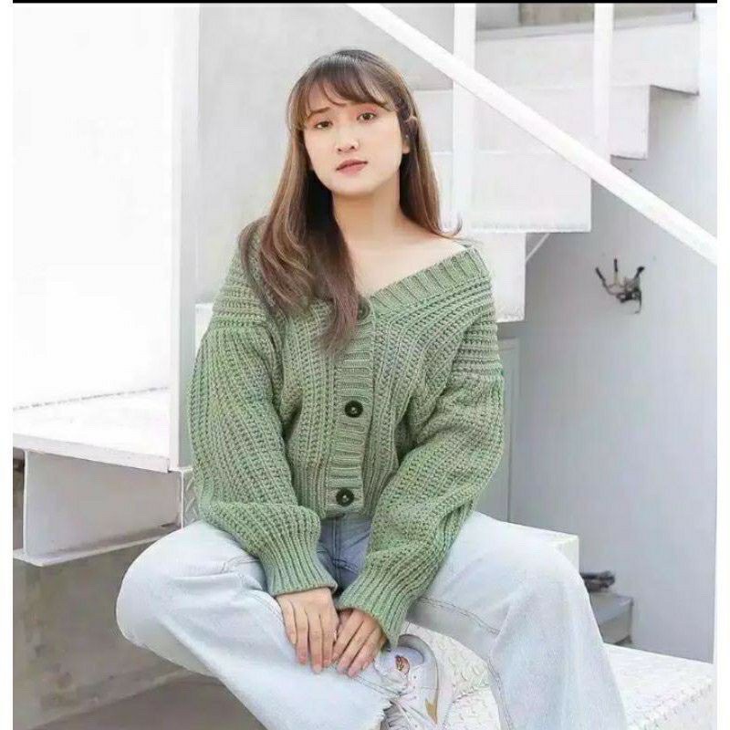 CARDIGAN CROP NACARA RAJUT
