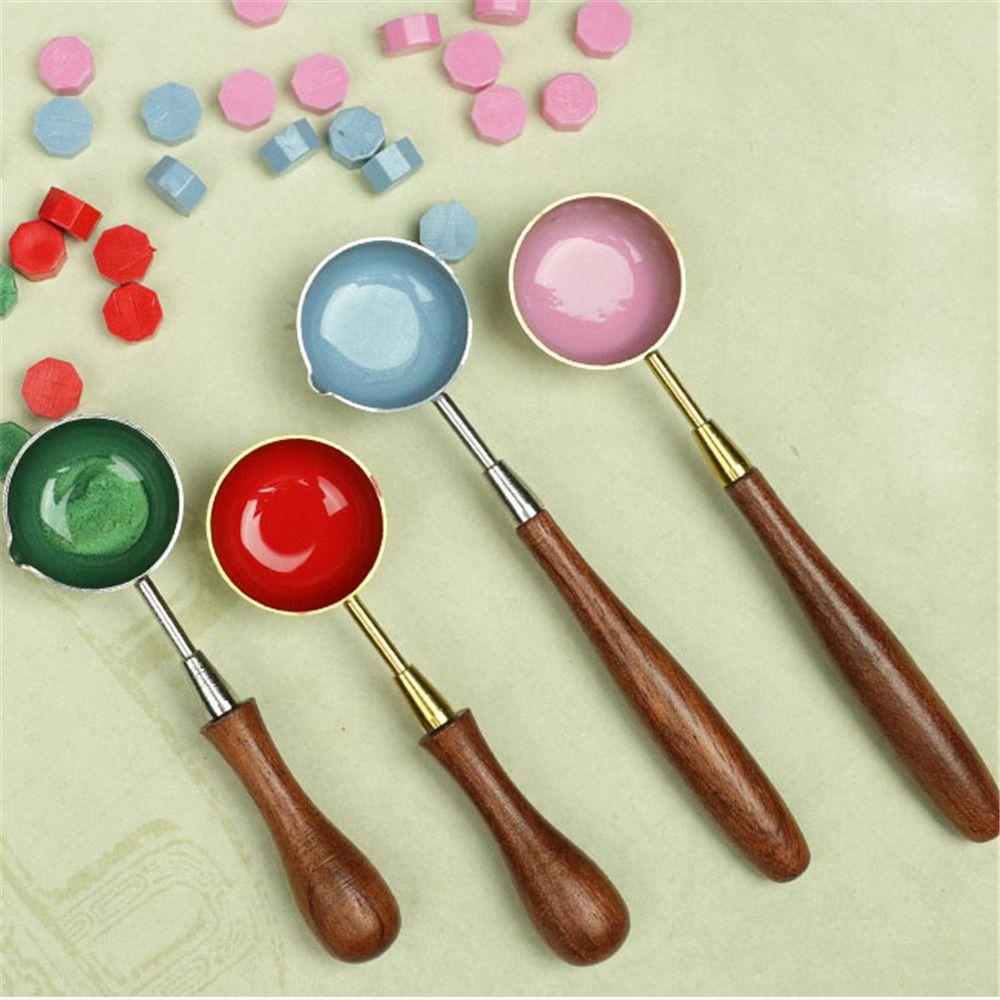 R-flower Sealing Wax spoon New vintage Undangan Pernikahan Amplop Wax stamp