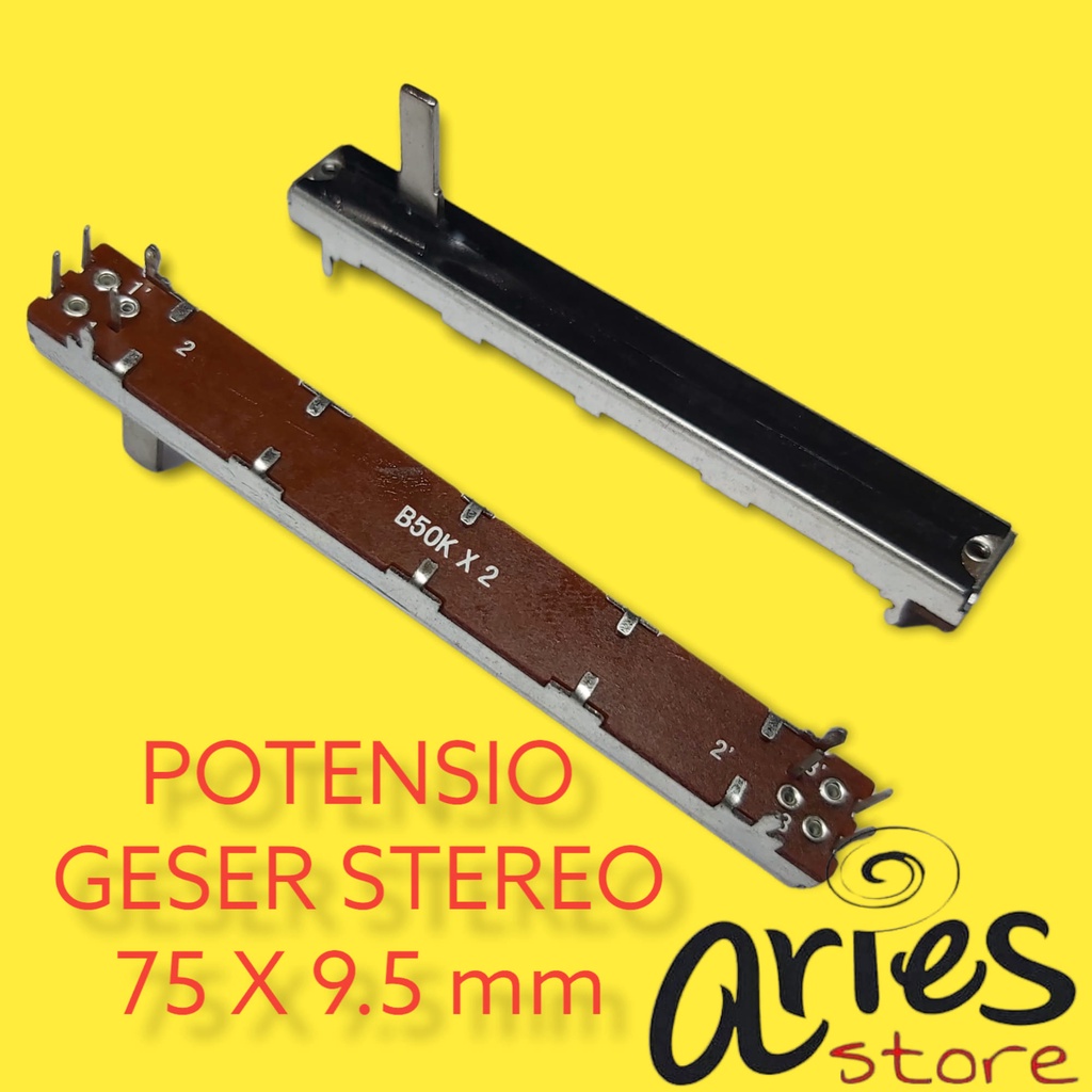 POTENSIO GESER STEREO 75 X 9.5 mm PGS03