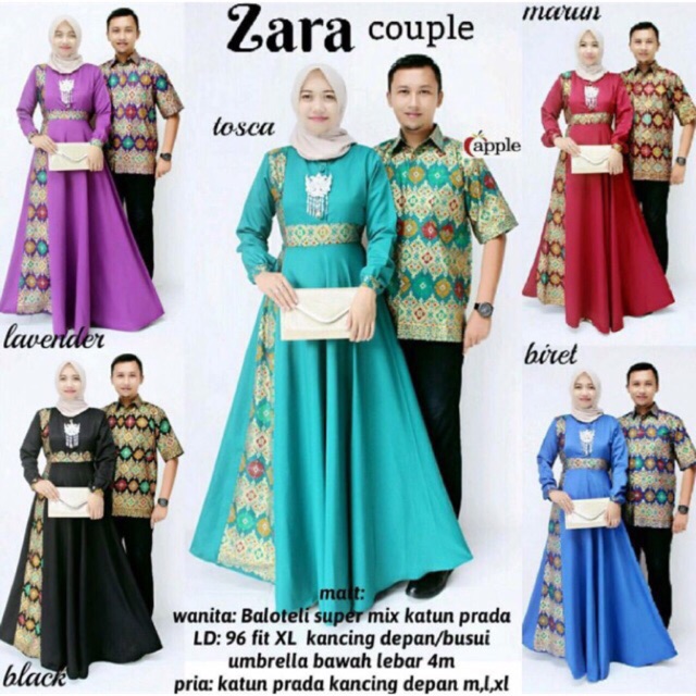 Dress Batik Depan Pendek Belakang Panjang - Gamis Brokat