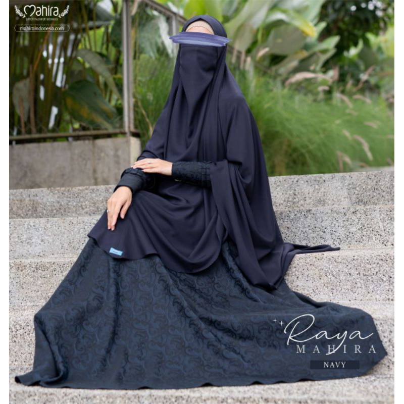 RAYA special Ied Series From MAHIRA Set Gamis Cantik Syar'i Bahan Jacguard Mix Madame Sexy Terbaik