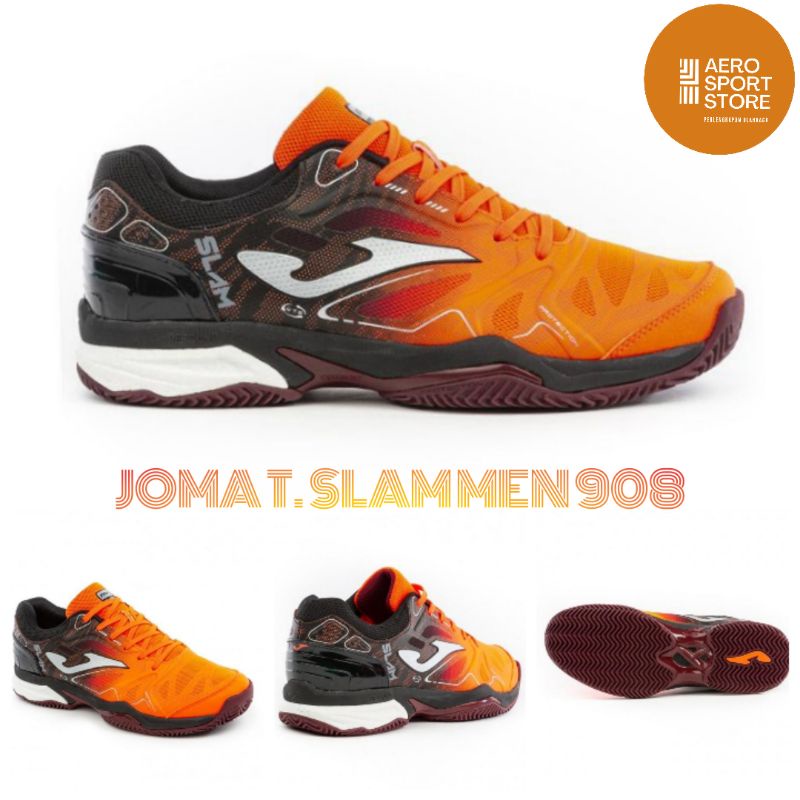 [ SEPATU TENIS LAPANGAN JOMA T. SLAM MEN 908 ]