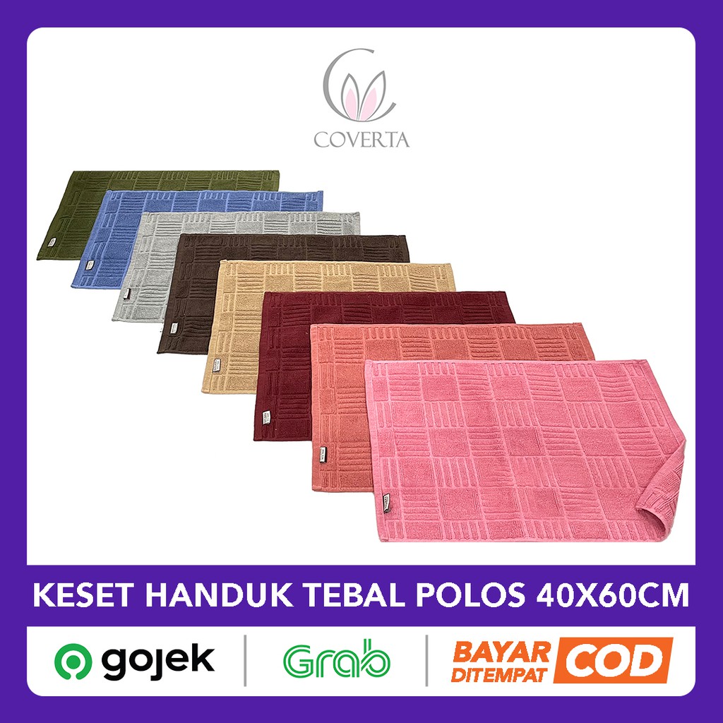 Keset Kamar Mandi Serap Air / Kesed Kaki Menyerap Air / Keset Handuk Polos Natural