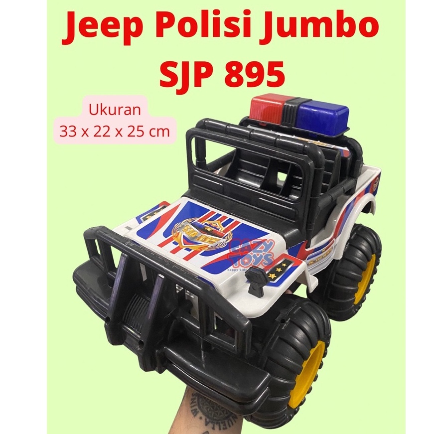 Mobil Mobilan Jeep Polisi Jumbo SJP 895