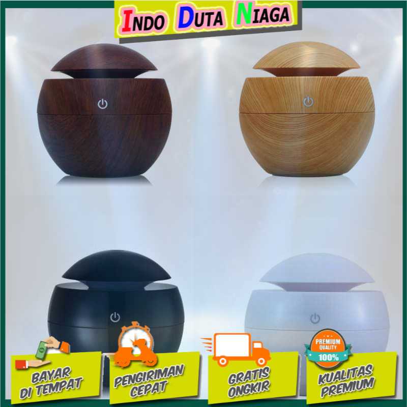 Taffware Alat Penghasil Uap Air Humidifier Aromatherapy Oil Diffuser Wood Design HUMIDIFIER