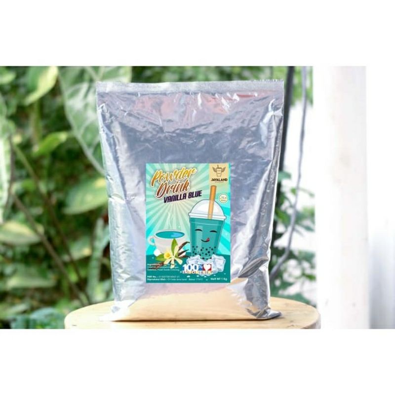 

BUBUK MINUMAN VANILA BLUE MERK.JAVALAND