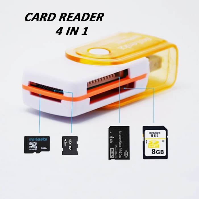 Trend-Universal Card Reader 4 Slot Rotasi