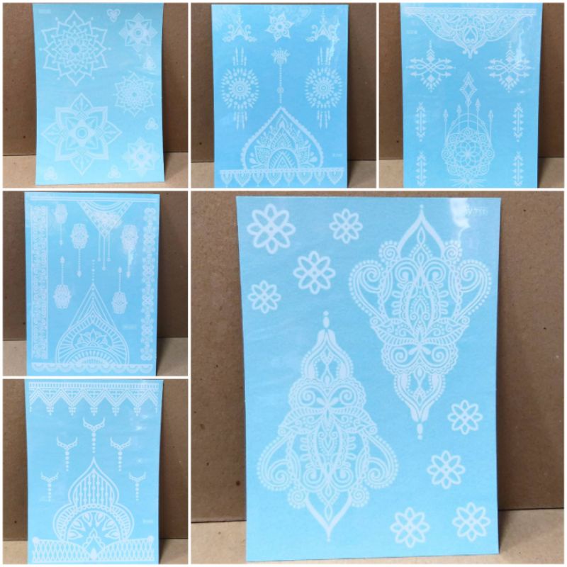 henna instan / henna pengantin / henna tatto / henna wedding / henna tempel / henna putih