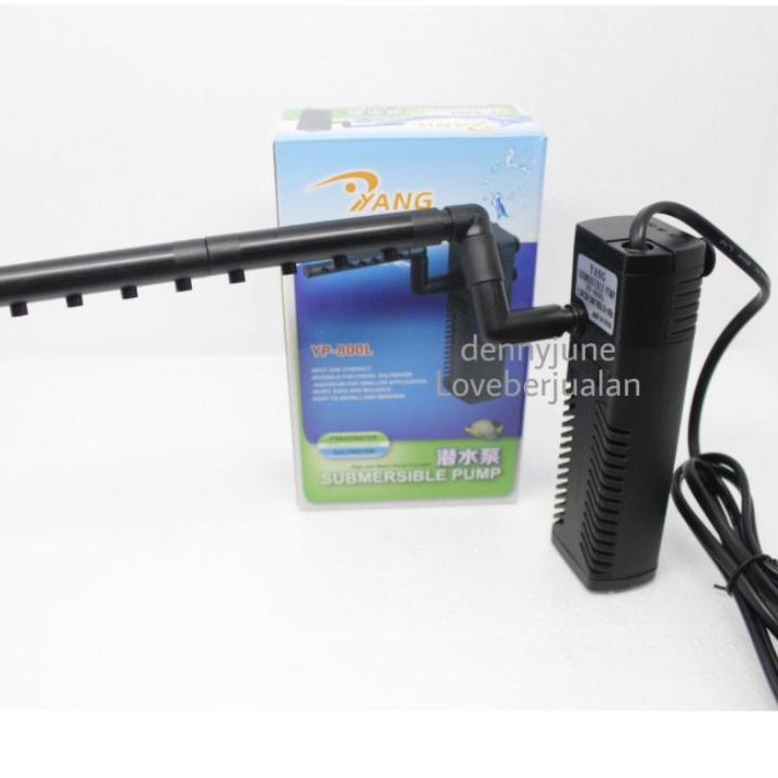 PND YANG YP800L Mini Internal Filter Air Mancur Pompa Aquarium Kecil LUCKINESS 012F YP 800L 800 L AQ