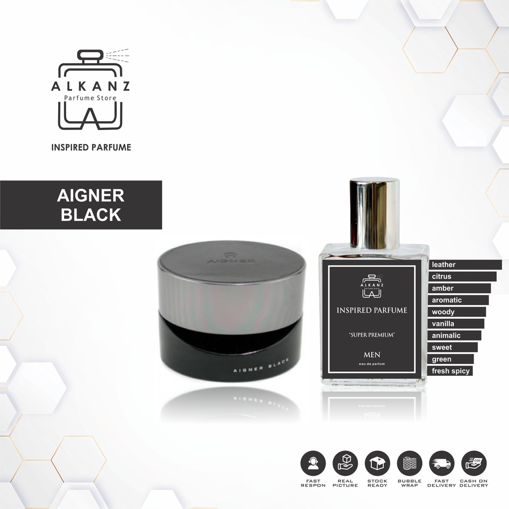 Inspired Parfum Aigner Black Parfume Farfum Farpum Minyak Wangi Tahan Lama Pria Cowok Laki Laki EDP