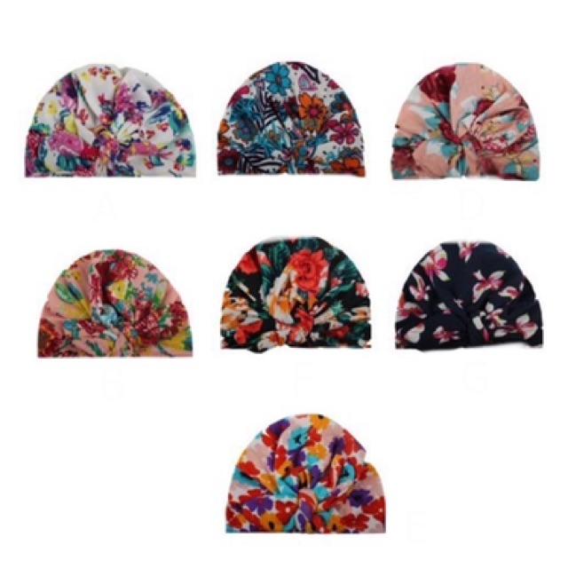 Turban MOTIF Full new 0-3 tahun