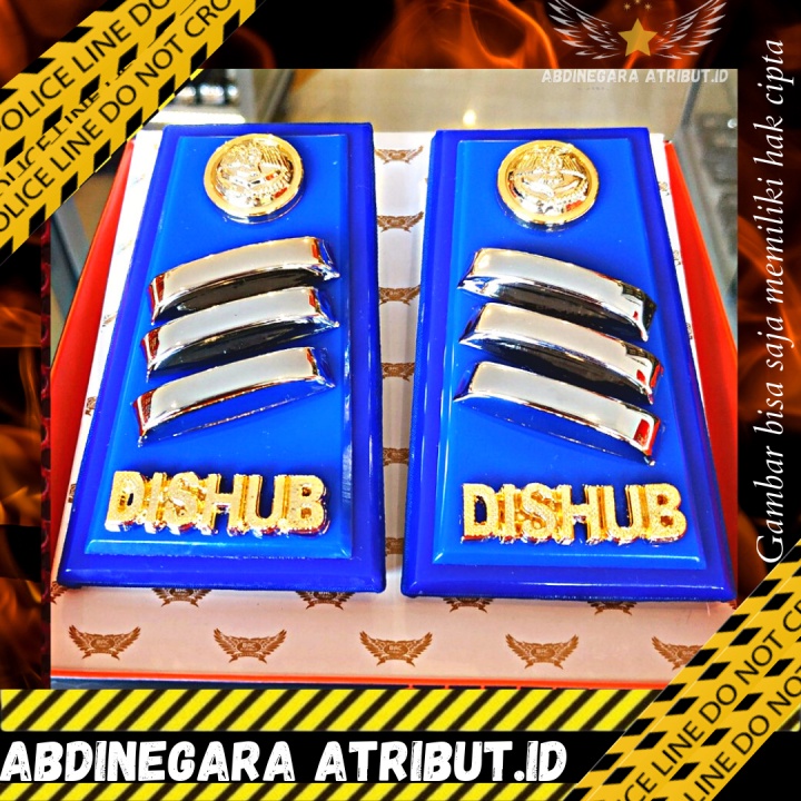 Pangkat Dishub S1 Full Mika Kilap Cod Perlengkapan Dishub Abdinegara Atribut