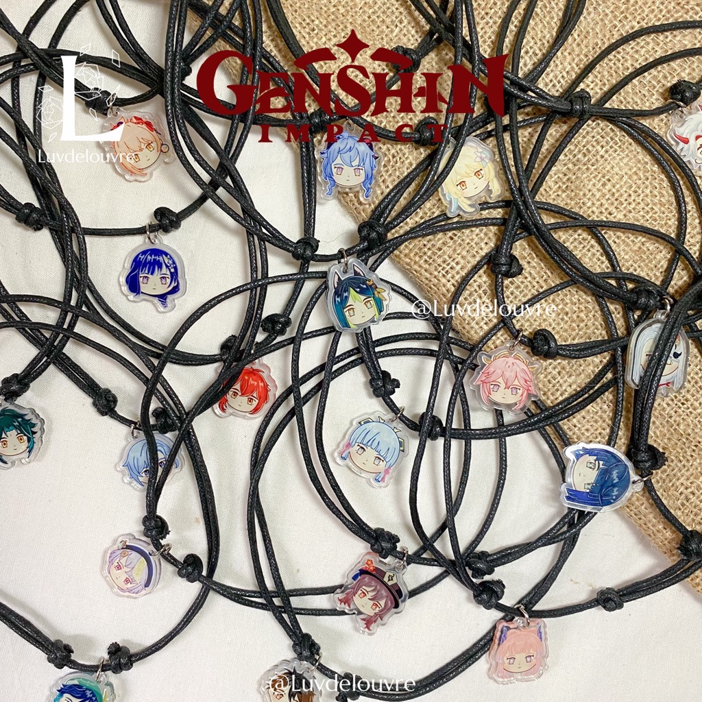 GENSHIN IMPACT NECKLACE KALUNG TIGHNARI DENDRO DILUC ZHONGLI ALHAITHAM