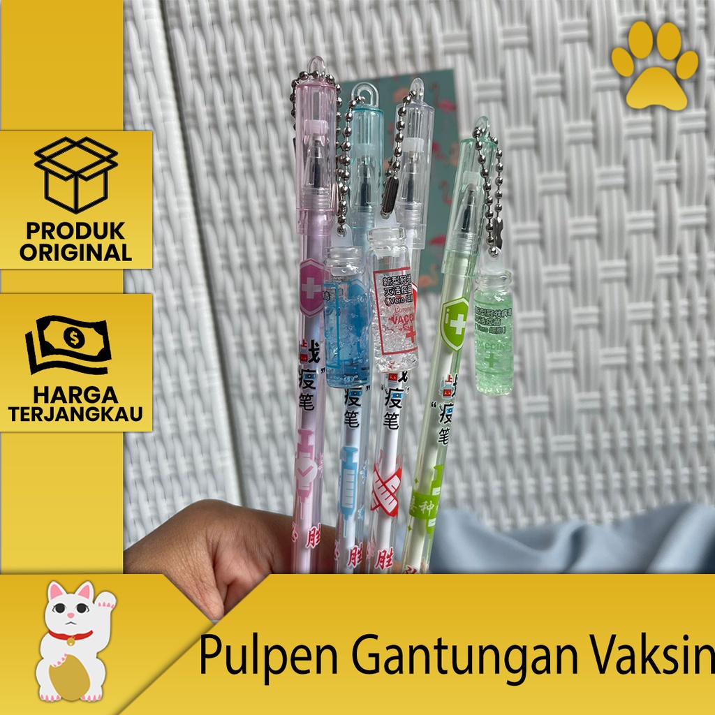 

[LuckyFortuna88] Pulpen gantungan vaksin pen gantungan vaksin lucu murah alat tulis kantor alat tulis sekolah kualitas premium