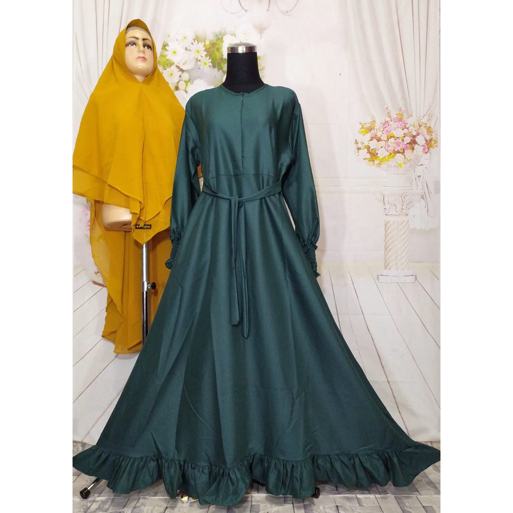 Promo Gamis Bahan Toyobo Premium Set Khimar Ceruti Baby  