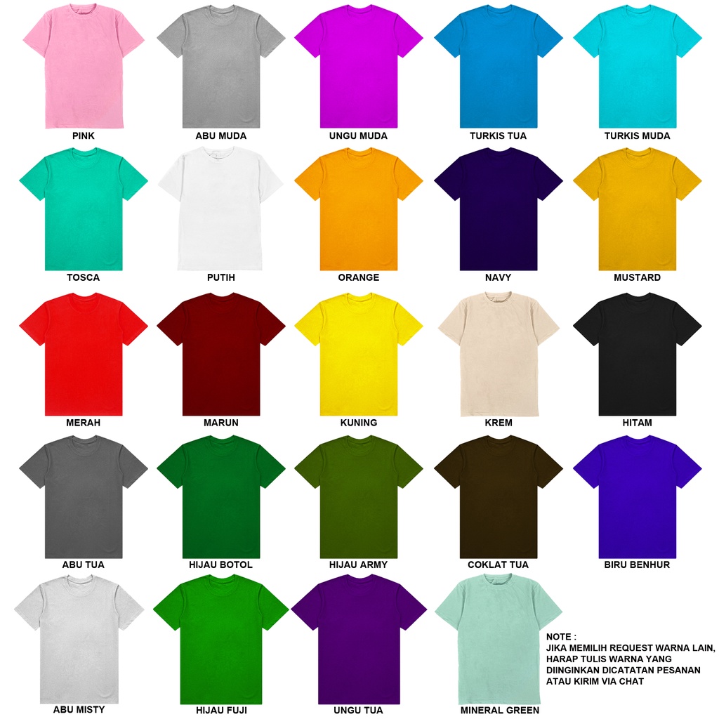 Kaos polos pria wanita kaos polos cotton combed 30s baju Distro T-Shirt  basic Grosir Premium Full Katun Murah S M L XL XXL 3XL KAOS POLOS LENGAN PENDEK Kaos Polos Senja