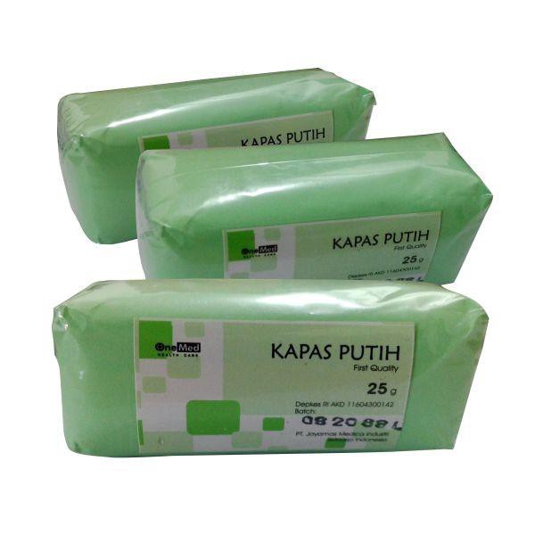  kapas  pembalut 25 gram kapas  gulung  25 gram onemed 