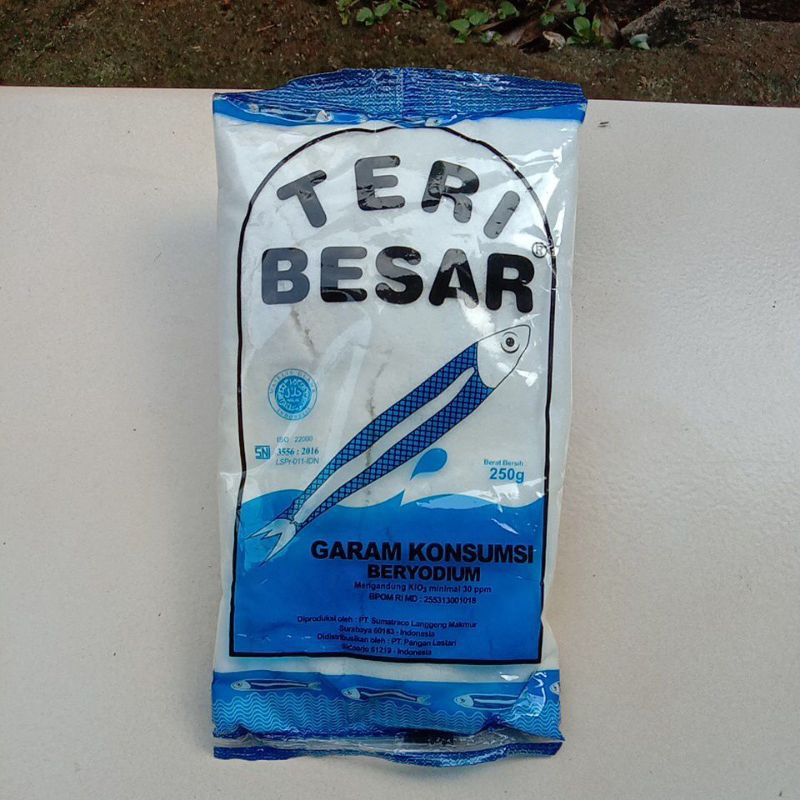 

Garam Teri Besar 250 g