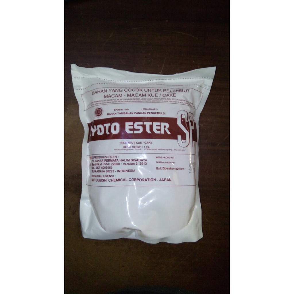 

SP SP Ester Ryoto Kemasan 15 x 1kg — GOSEND ONLY!!!