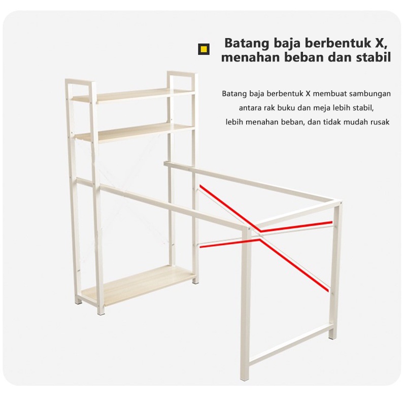 Weyon Sakura Meja Komputer/Meja belajar/meja kantor/meja pc/Meja 1 Meter/lemari meja belajar(H table)