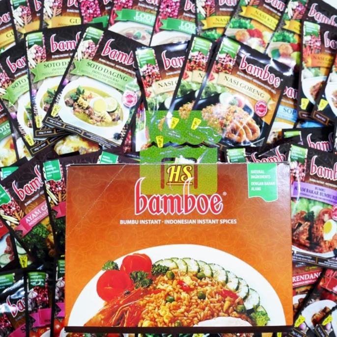 

hanya disini] Bumbu bamboe per box (24 pc)