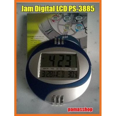 Jam Dinding Digital LCD PS 3885 Limited
