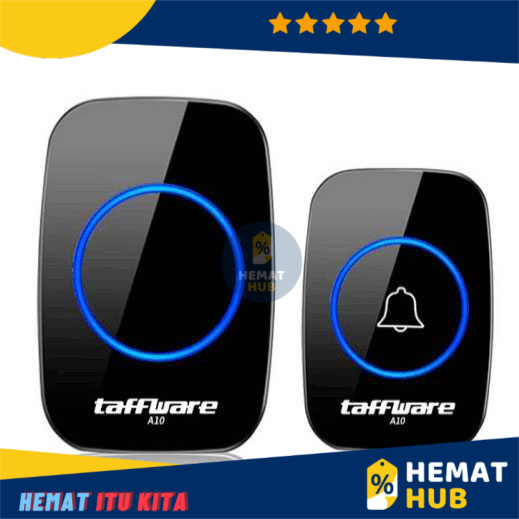 Bel Wireless Remote Doorbell 38 Mode Suara 1 Receiver Pintu Rumah Tanpa Kabel