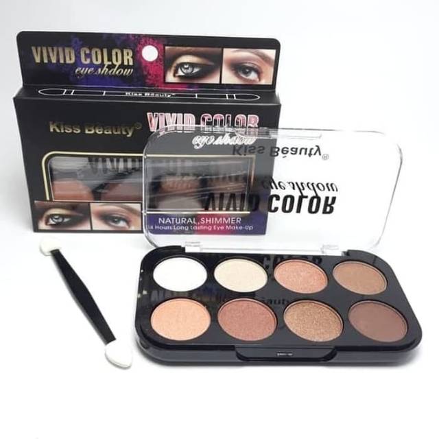 EYESHADOW KISS BEAUTY 6 COLOUR SERI 02