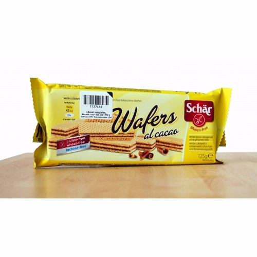 

Schar, Chocolate Wafer Gluten FRee 125 gr