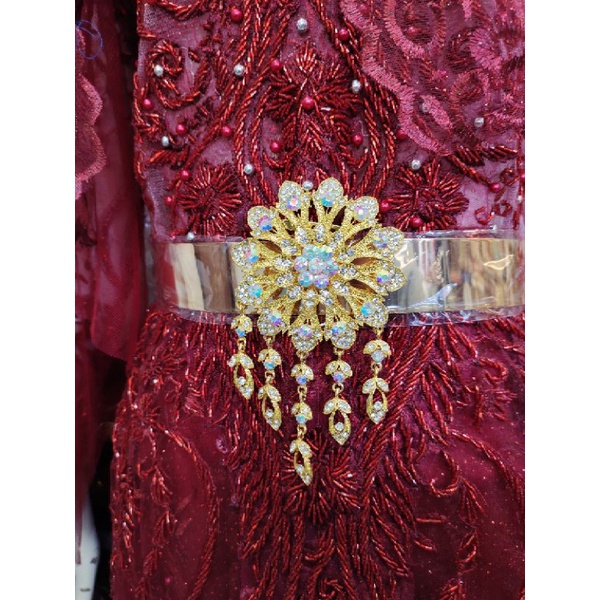 ikat pinggang kebaya penganten.
