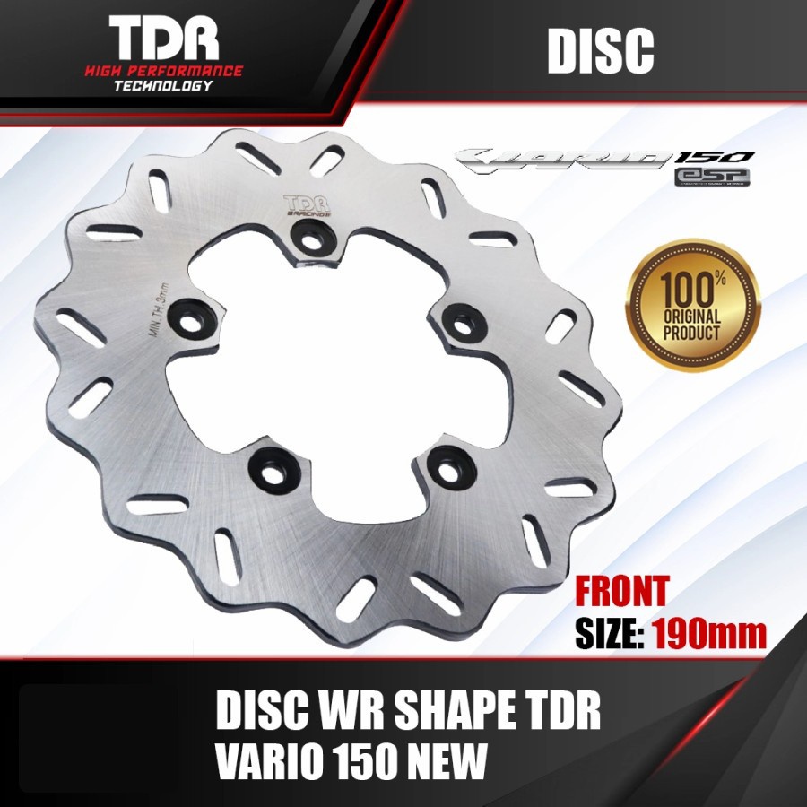 TDR PIRINGAN CAKRAM DEPAN HONDA VARIO 150 NEW SHAPE
