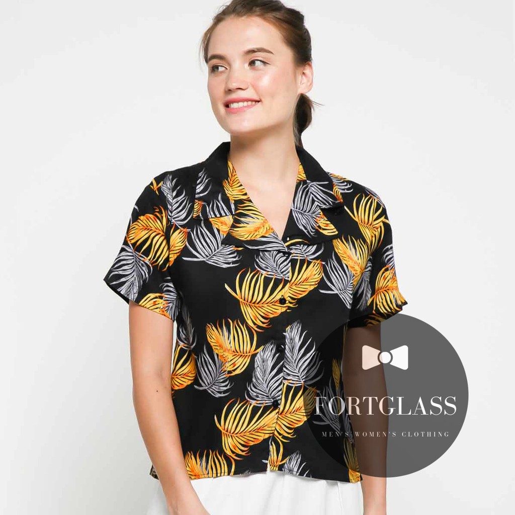 FORTGLASS 06 MONALISA BAJU PANTAI WANITA KEMEJA HAWAI BALI FORTGLASS 06 MONALISA BAJU PANTAI WANITA KEMEJA HAWAI BALI