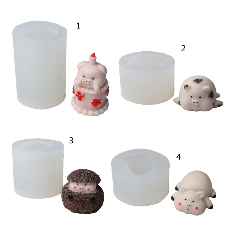 SIY  3D Dudu Pig Silicone Mold Resin Epoxy Casting Making DIY Soap Candle Jewelry