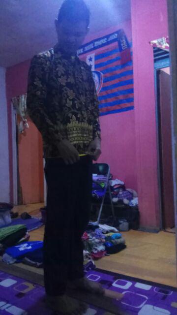 Set Cp Sarwendah Faridah Couple Devita Gamis Brukat Batik 8 Warna