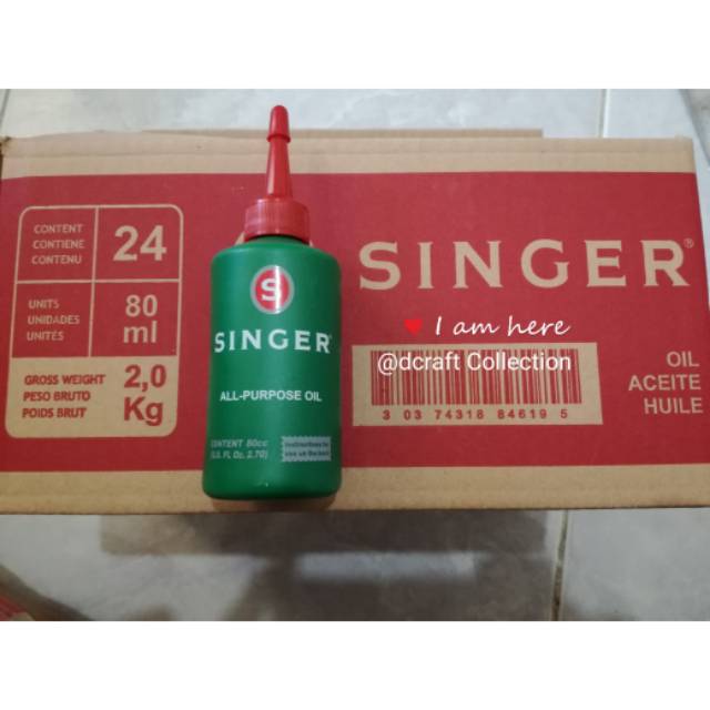 Minyak Singer 1Dus (isi 24botol)