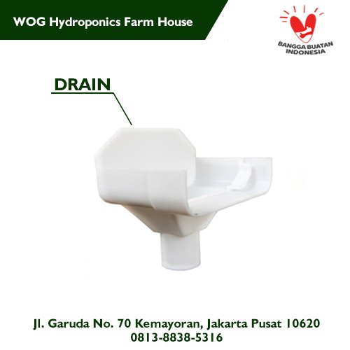 Drain (Out) Gully Trapesium (Talang Air) Hidroponik