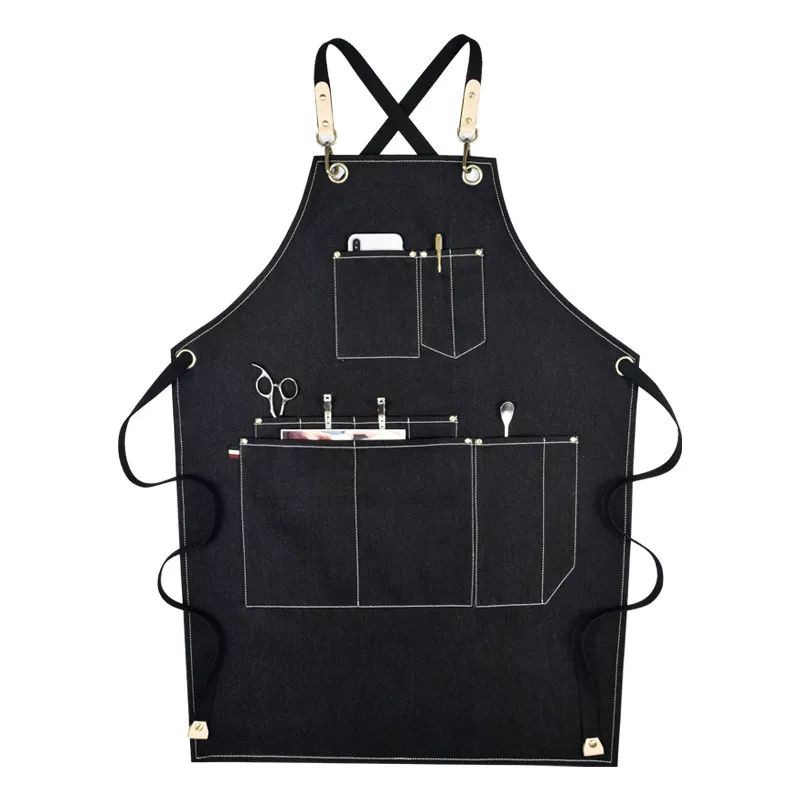 Canvas apron barista barber barbershop garden